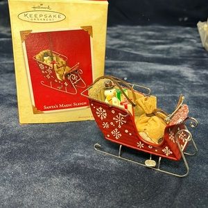 Sleigh Hallmark Keepsake Ornament